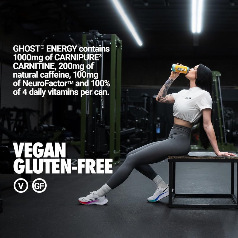 Ghost مشروب الطاقة خالي من السكر GHOST ENERGY - مانجو استوائي - Image 5